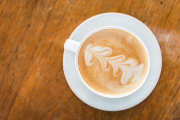 Latte coffee