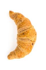 Croissant isolated on white background