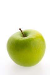 Green apple isolated on white background