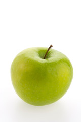 Green apple isolated on white background