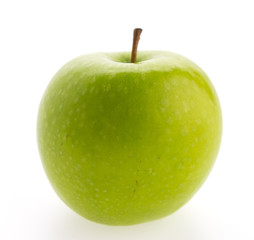 Green apple isolated on white background