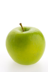 Green apple isolated on white background