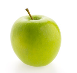 Green apple isolated on white background