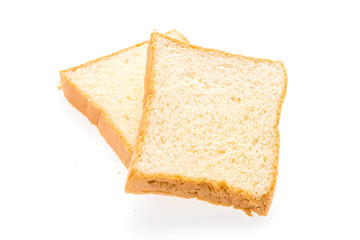 Bread isolated on white