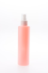 Cosmetic bottle isolated on white