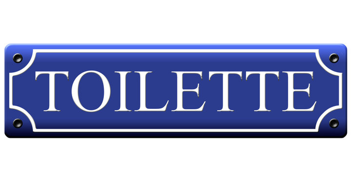 Toilettenschild