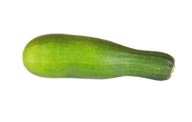 Vegetable marrow (zucchini), isolated on white background