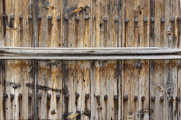 Old Weathered Wood Fence