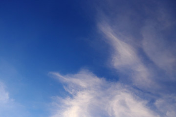 blue sky with cloud background