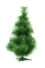 Christmas tree isolated on the white background