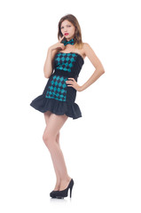 Young woman in fashion concept