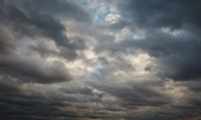Foto auf Acrylglas Himmel Natürlicher Hintergrund: Gewitterhimmel