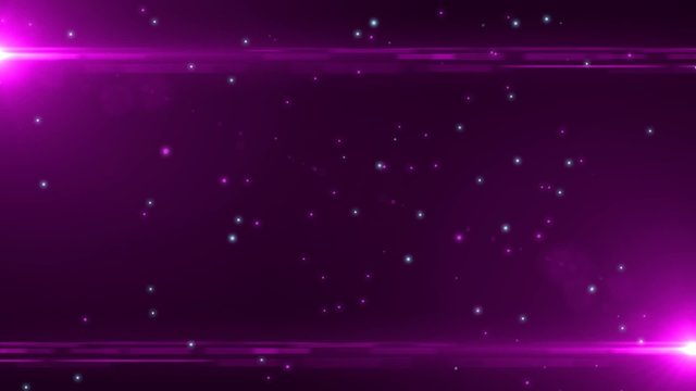 Optical & particle with purple flare