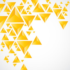 Abstract background with geometric piramid
