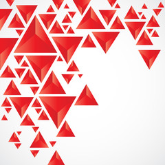 Obraz premium Abstract background with geometric piramid