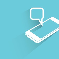 smart phone and communication concept