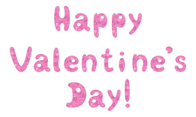 Lettering holiday Happy Valentine's Day