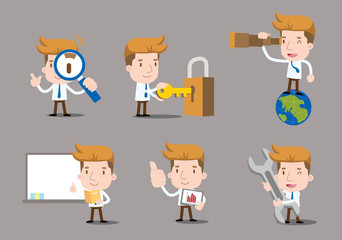 Businessman series - work set