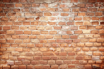 Textured background: old brick wall pattern