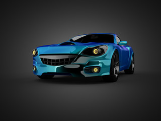 luxury brandless sport car