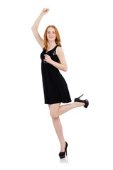 Woman in fashion clothing concept