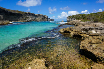 Lagon de la Porte d'Enfer in Guadeloupe