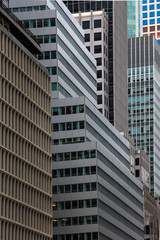 Fototapeta na wymiar Skyscrapers office building in New York City