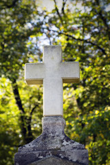 old stone cross