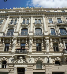 Art nouveau architecture (Riga, Latvia)