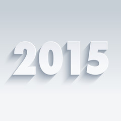 2015 theme in flat design