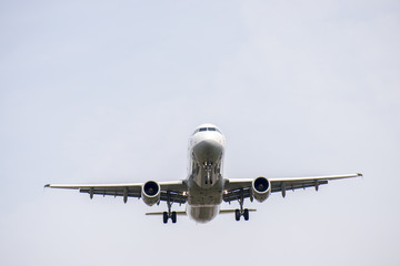 plane flying towards its destination