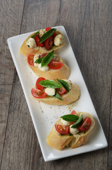 Caprese sandwiches