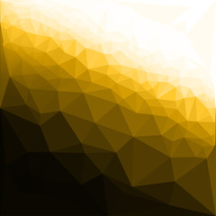 Yellow abstract triangle concept