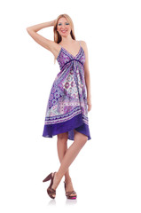 Woman in fashion clothing concept