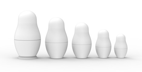 plain russian dolls