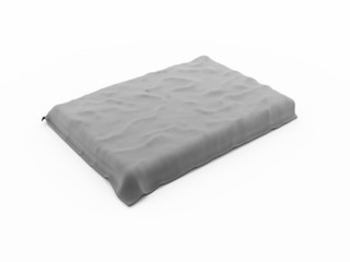 Bad cloth isolated on white