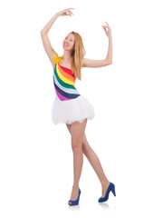 Young woman in fashion concept