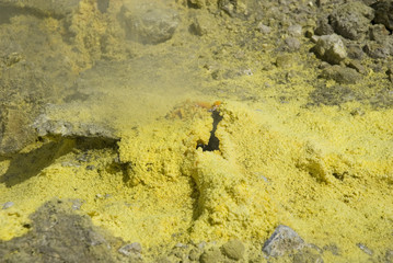 Solfatara on the aeolian island of Vulcano.