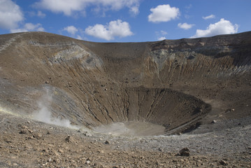 Volcanic crater on the aeolian island of Vulcano. © marcel
