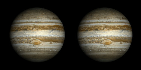 Jupiter stereo pair. For 3D images in any format.
