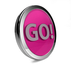 go circular icon on white background