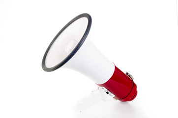 hinweis per megaphone