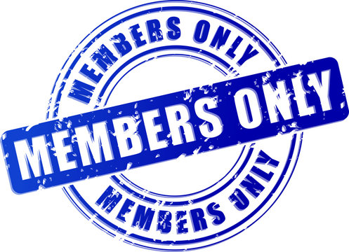 members only blue stamp