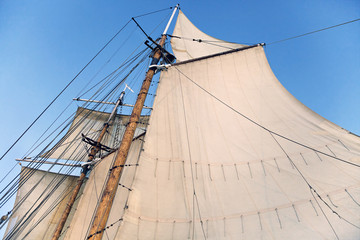 Mast of a tall ship