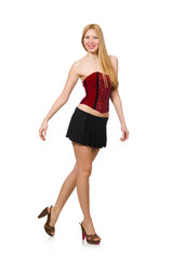 Fototapeta premium Woman in fashion clothing concept