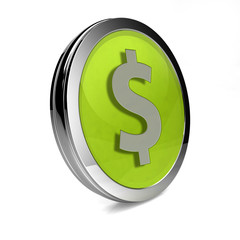 money circular icon on white background
