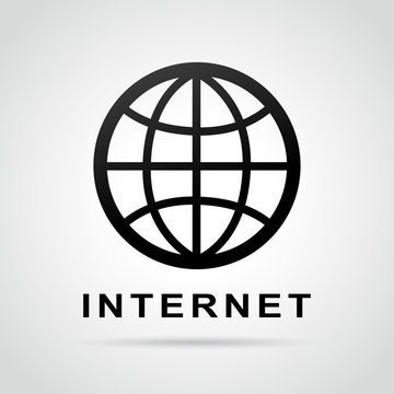 internet globe icon