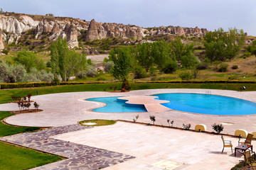 pool Turkey. Goreme park.