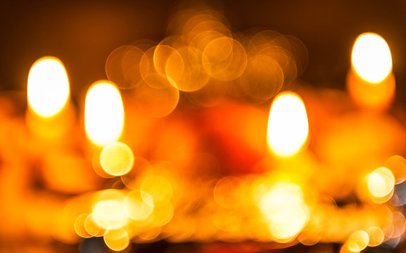 candle light blur for halloween background