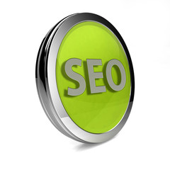 Seo circular icon on white background